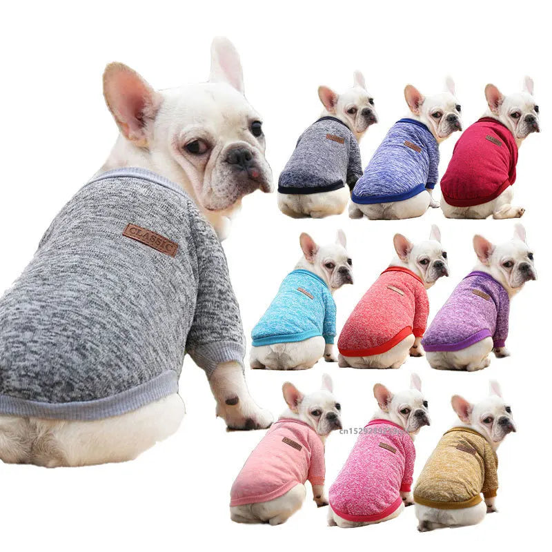 Dog Warm Sweatshirt Spring Autumn Winter