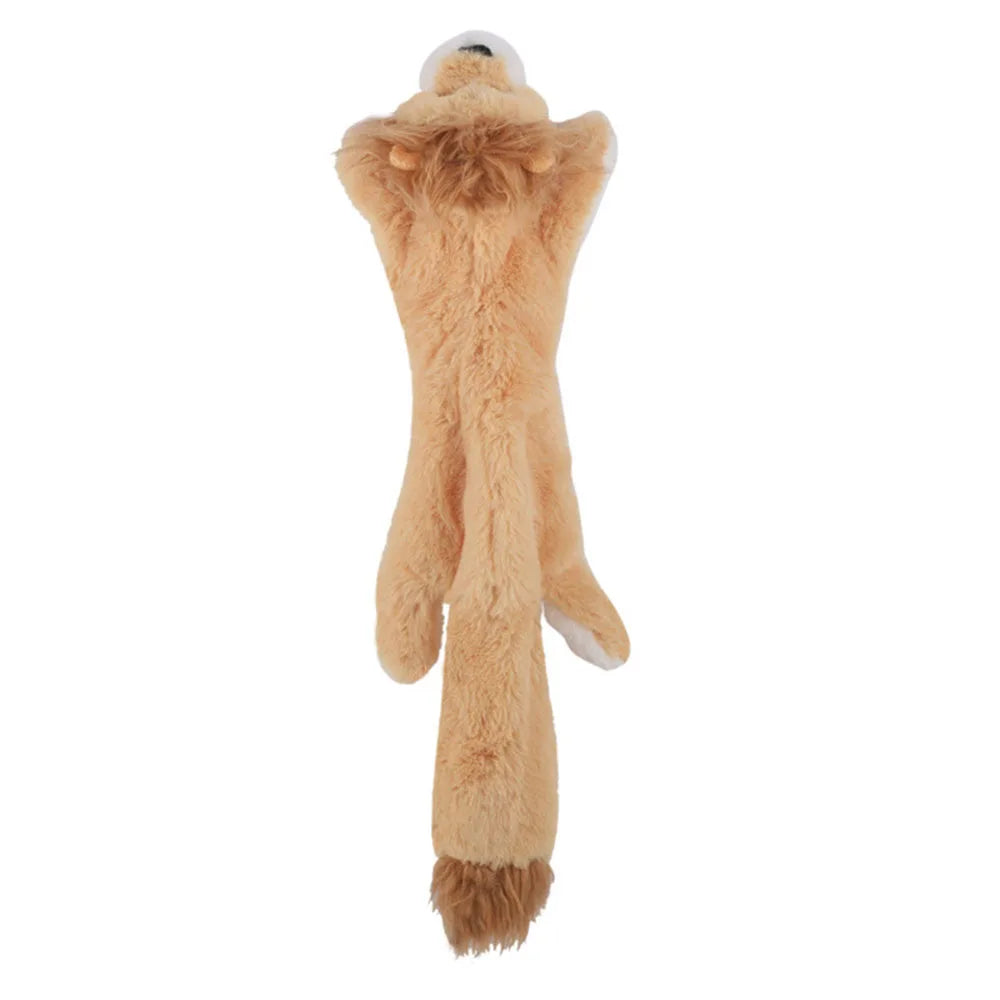 Skinny No Stuffing Squeaky Plush Dog Chew Toys