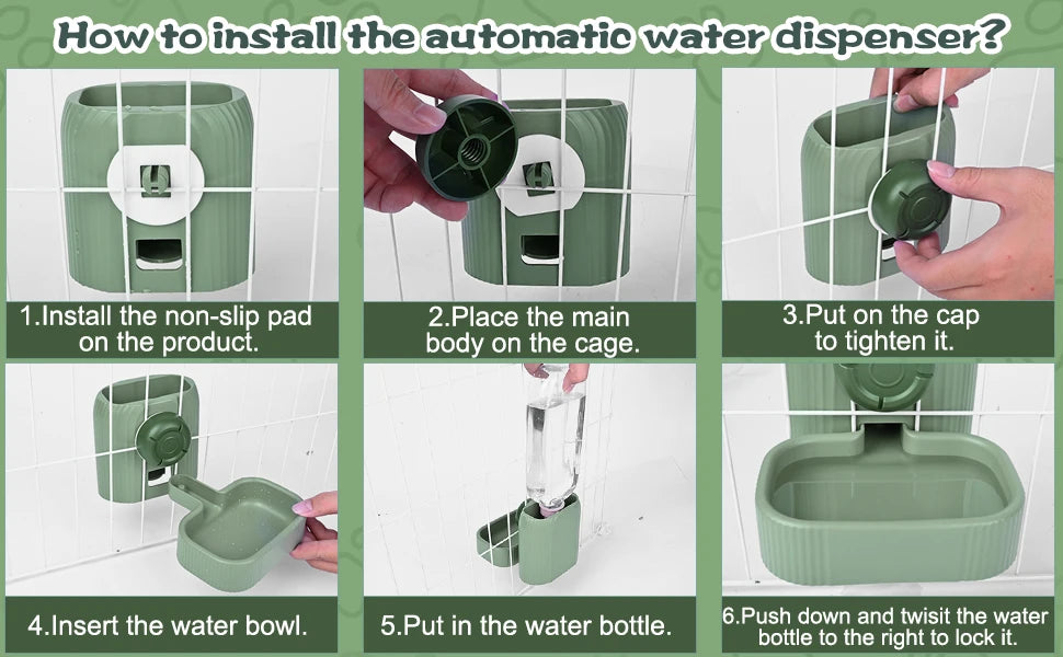 Hanging Automatic Pet Food Water Dispenser