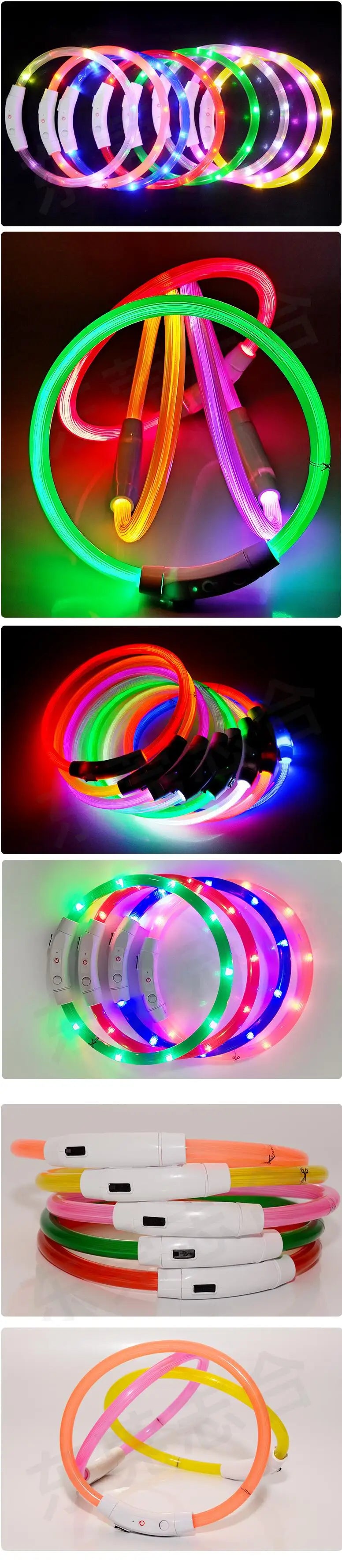 3 Modes Dog Luminous Charge Collar Led Usb