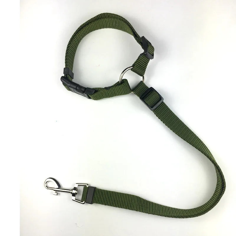 Two-in-one Nylon Adjustable Dogs Harness Collar