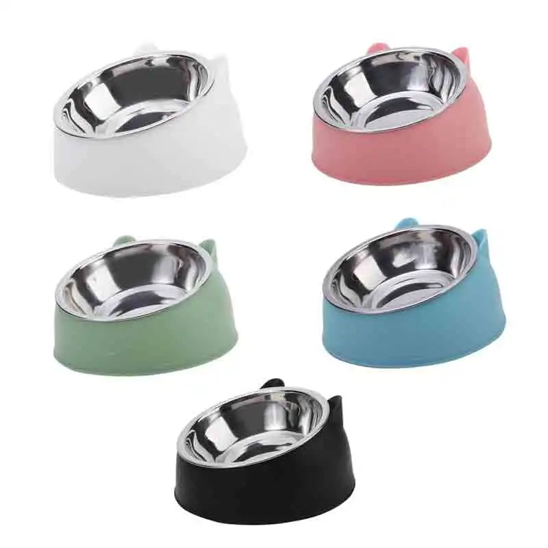 100ML Cat Dog Bowl 15 Degrees Raised Non Slip