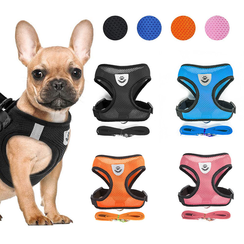 Reflective Breathable Mesh Dog Harness