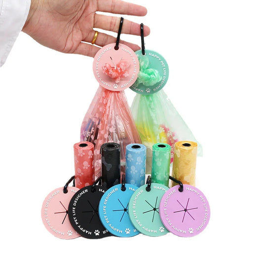 Pet Dog Poop Bag Dispenser Hands-free