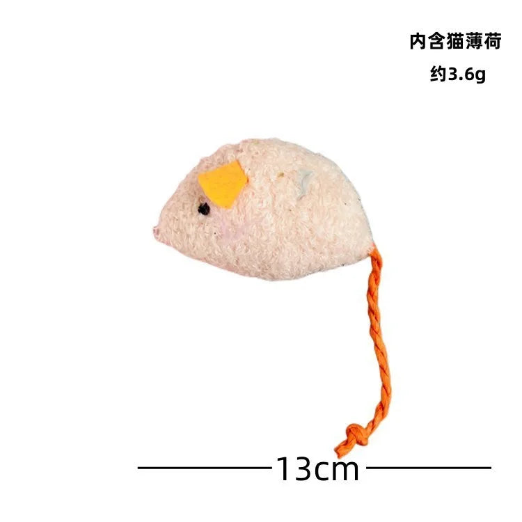 3-200 Pcs Rattle Cat Mouse Toys