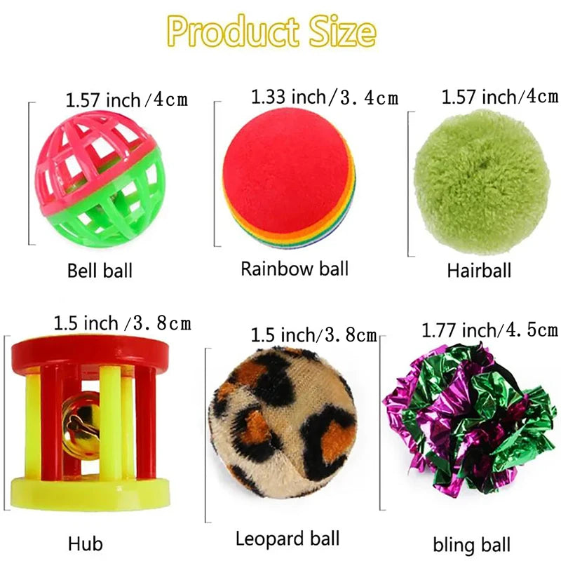 Variety Pack-Pet Cat Toys Combination Set,