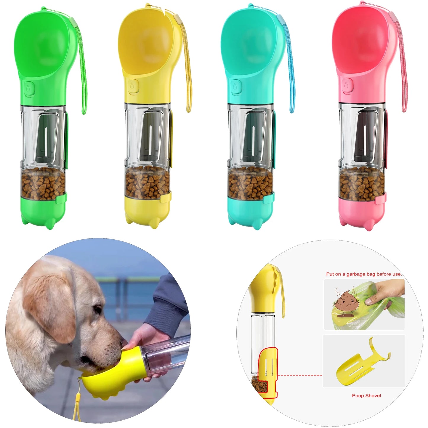 Dog Water Bottle Outdoor Portable