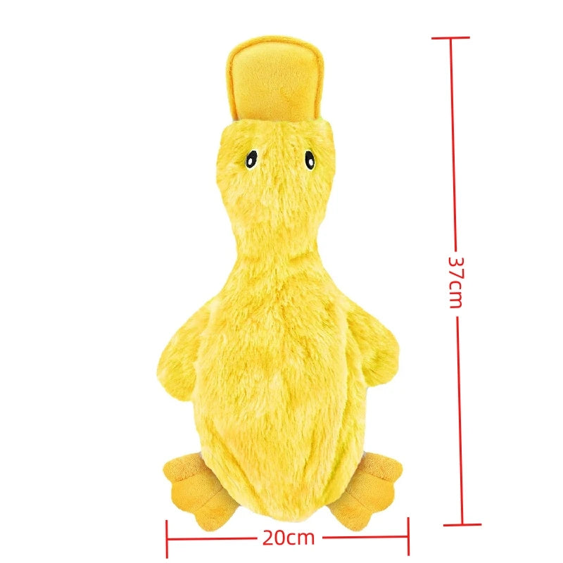 Dog Plush Sound Toys Yellow Duck Puppy Squeaky Interactive Stuffed