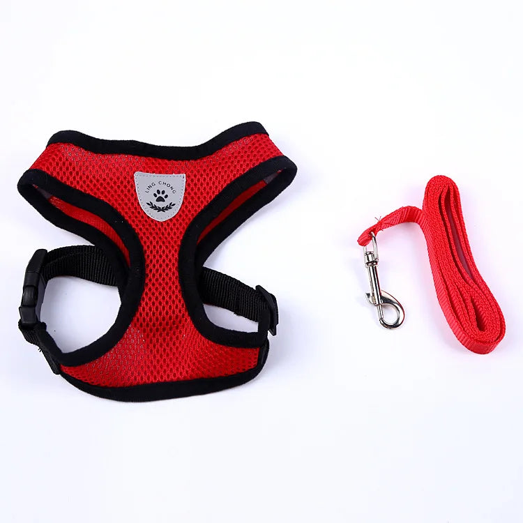 Reflective Breathable Mesh Dog Harness