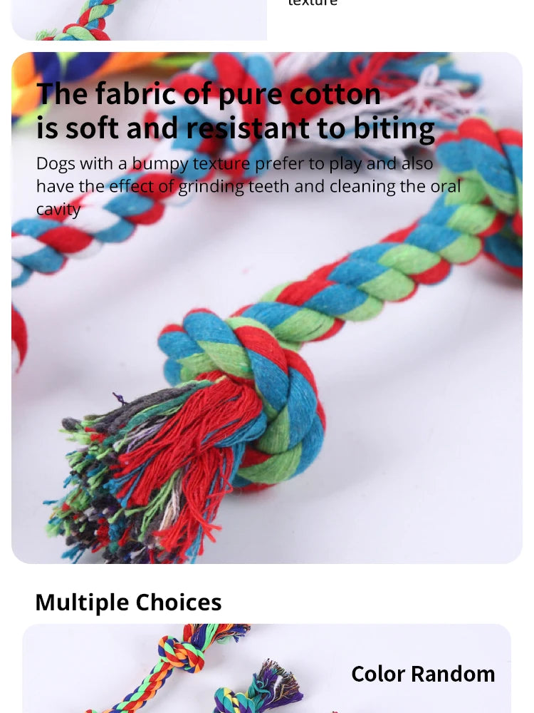 Dog Toy Pet Molar Bite-resistant Cotton Rope