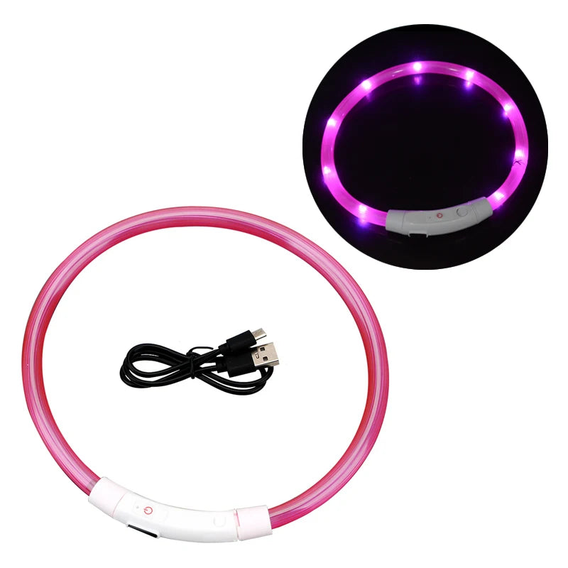 3 Modes Dog Luminous Charge Collar Led Usb