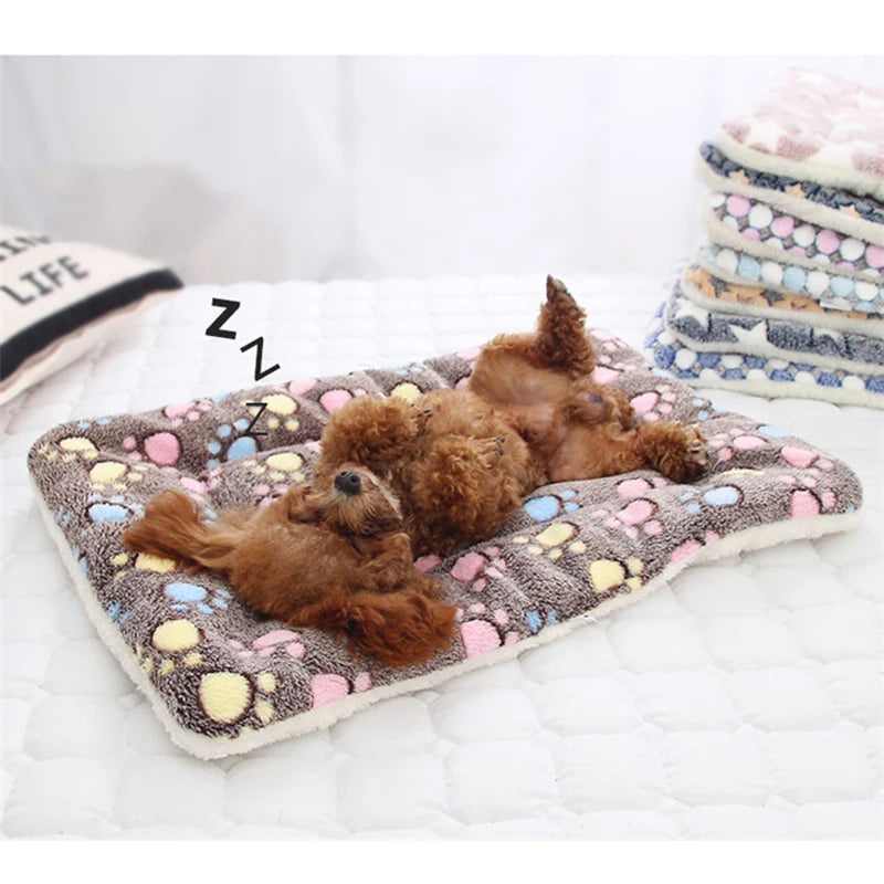 Soft Flannel Pet Blanket puppy Sleeping Cover Towel cushion for small Medium large dogs