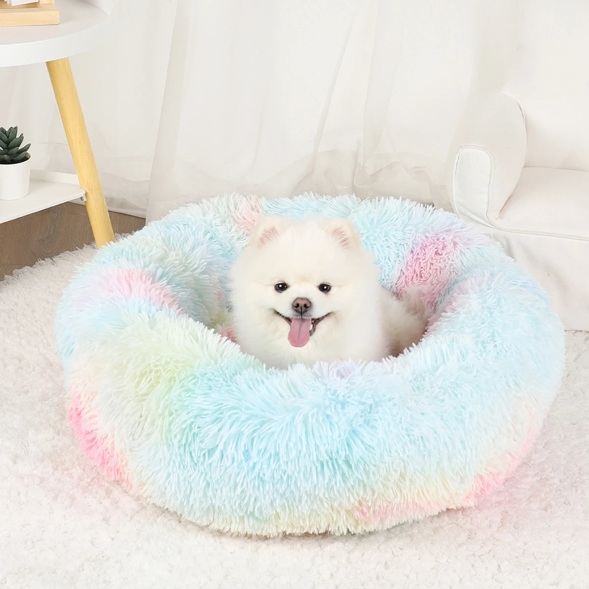 Big Large Round Basket Plush