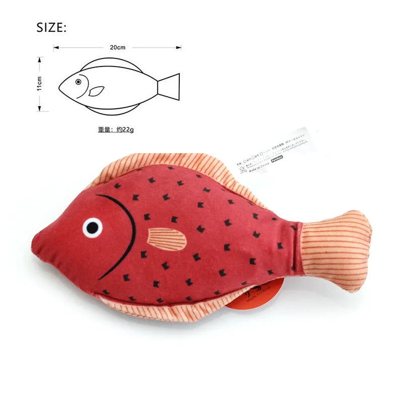 Cat And Puppy Toys Catnip Seafood Fish