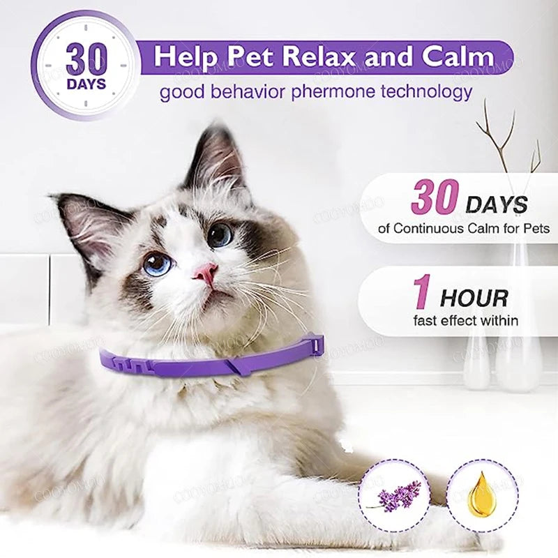 3/4 Pc Dogs Calming Pheromone Collars Pets Relieve Anxiety