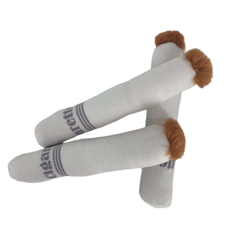 Dog Chewing Toy With Squeaker Cigarette